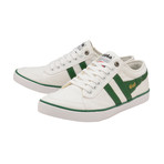 Comet Shoes // White + Dark Green (US: 10)