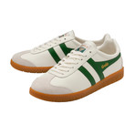 Hurricane Leather Shoes // Off White + Green + Gum (US: 12)