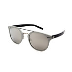 Men's AL13-5-OUFOM3 Sunglasses // Black + Silver Mirror