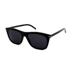 Men's DIOR-BLACKTIE-268S-807 Rectangular Sunglasses // Black + Gray