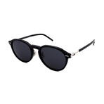 Men's DIOR-TECHNI-CITY-7F-807 Sunglasses // Black + Silver