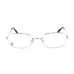 Men's T8100335 Demios Optical Frames // Platinum