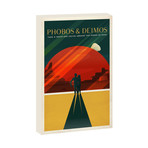 Phobos and Deimos // Space X Mars Tourism Poster