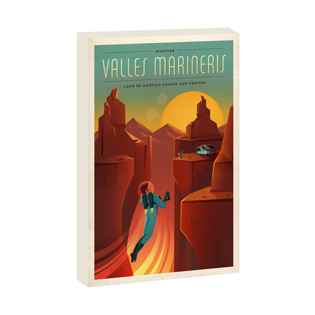 Valles Marineris // Space X Mars Tourism Poster