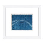 Astronomy Map Northern Constellations (White Frame)