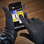 Antibacterial Silver-Infused Touchscreen Glove // Pack of 2 (Small/Medium)