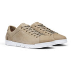 Breeze Leather Tennis Shoe // Timberwolf + White (US: 7)