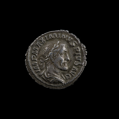 Original Roman Empire Silver Denarius // Emperor Maximinus Thrax // Ca. 235-238 AD