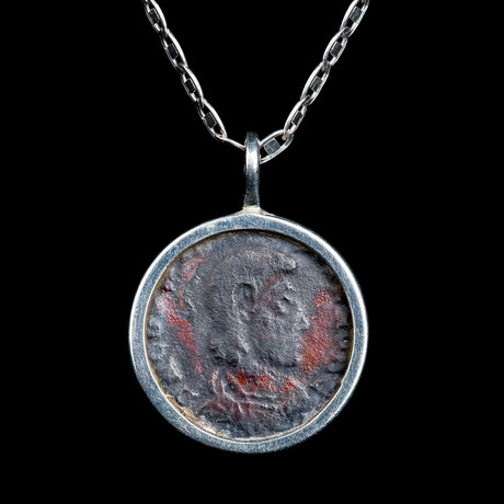 Authentic Roman Coin Necklace Set // Emperor Constans (641-668 AD) // V1