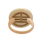 Mimi Milano 18k Two-Tone Gold Diamond + Amethyst Ring // Ring Size: 7.75 // Store Display