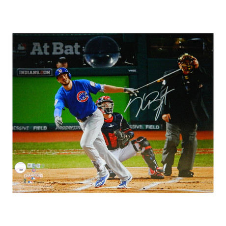 Kris Bryant // Chicago Cubs // Signed 2016 World Series Home Run Photo