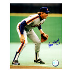 Ray Knight // New York Mets // Signed Fielding Action Photo