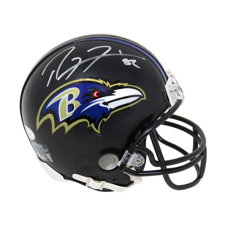 Ray Lewis // Signed Baltimore Ravens Riddell Replica Mini Helmet