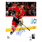 Jonathan Toews // Chicago Blackhawks // Signed Action Photo