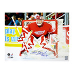 Dominik Hasek // Red Wings // Signed Goalie Photo