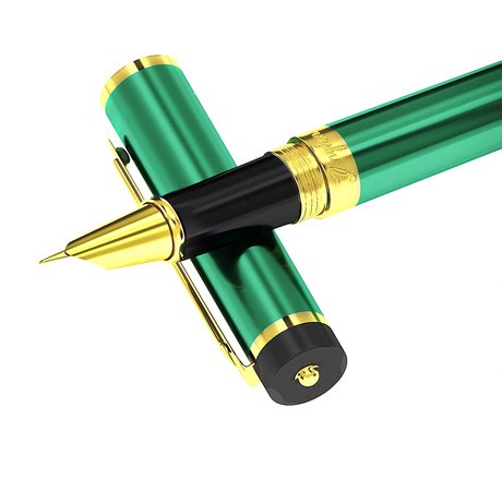 Fountain Pen // Modern Classic // Fine Nib (Emerald Green)
