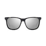 Men's Square Sunglasses // Gray Tortoise + Gray Flash