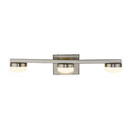 Fusion // Puck 3-Light LED Bath Bar (Matte Black)