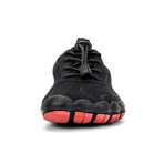 Men's Barefoot Mesh Water Shoes // Black + Red (US: 7)