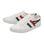 Varsity Shoes // White + Navy + Red (US: 7)