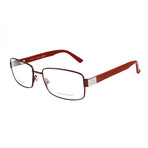 Men's GG1942 Optical Frames // Brown + Red