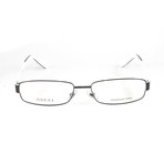 Unisex GG1939 Optical Frames // Dark Ruthenium + White (Size 52-16-145)