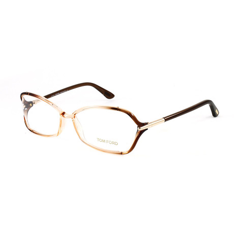 Tom Ford // Women's FT5206 Optical Frames // Brown Gradient