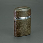 Triple Jet Table Lighter (Olive Antique Saddle)