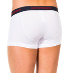 Pack of 3 Retro Boxers // Black + Red + White (XS)