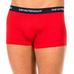 Pack of 3 Retro Boxers // Black + Red + White (XS)