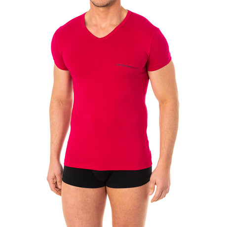 Emporio Armani T-shirt // Dark Pink (XS)