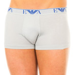 Pack of 2 Retro Boxers // Blue + Gray (S)