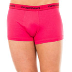 Pack of 2 Retro Boxers // Black + Fuchsia (XS)