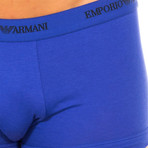 Pack of 2 Retro Boxers // Navy + Royal Blue (S)