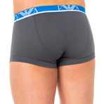 Pack of 2 Boxers // Gray + Blue (XS)