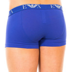 Pack of 2 Retro Boxers // Blue + Gray (S)