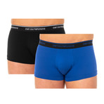 Pack of 2 Boxers // Black + Blue (L)