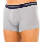 Pack of 2 Boxers // Gray + Navy Blue (XL)