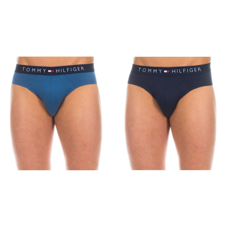 Tommy Hilfiger // Pack of 2 Underwear // Navy + Blue (S)