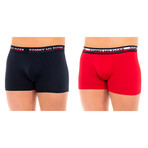 Tommy Hilfiger // Pack of 2 Boxers // Navy + Red (S)