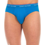 Tommy Hilfiger // Pack of 3 Underwear // Blue + Red + Light Blue (L)