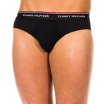 Tommy Hilfiger // Pack of 3 Underwear // Black (XL)