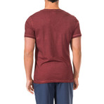 Tommy Hilfiger V-Neck Shirt // Bordeaux (S)