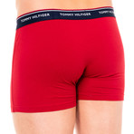 Tommy Hilfiger // Pack of 3 Briefs // Red + Blue + Green (S)