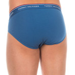 Tommy Hilfiger // Pack of 3 Underwear // Blue + Red + Light Blue (L)