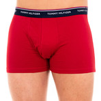 Tommy Hilfiger // Pack of 3 Briefs // Red + Blue + Green (S)