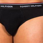 Tommy Hilfiger // Pack of 3 Underwear // Black (XL)