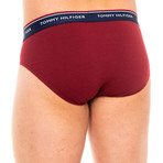 Tommy Hilfiger // Pack of 3 Underwear // Black + Blue + Red (L)