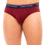 Tommy Hilfiger // Pack of 3 Underwear // Black + Blue + Red (L)