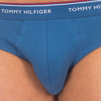 Tommy Hilfiger // Pack of 3 Underwear // Blue + Red + Light Blue (L)